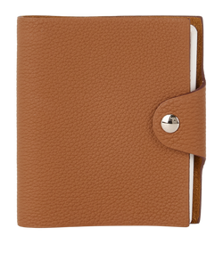 Hermes Ulisse Mini Notebook Cover, Leather, Gold, MIF, 3*